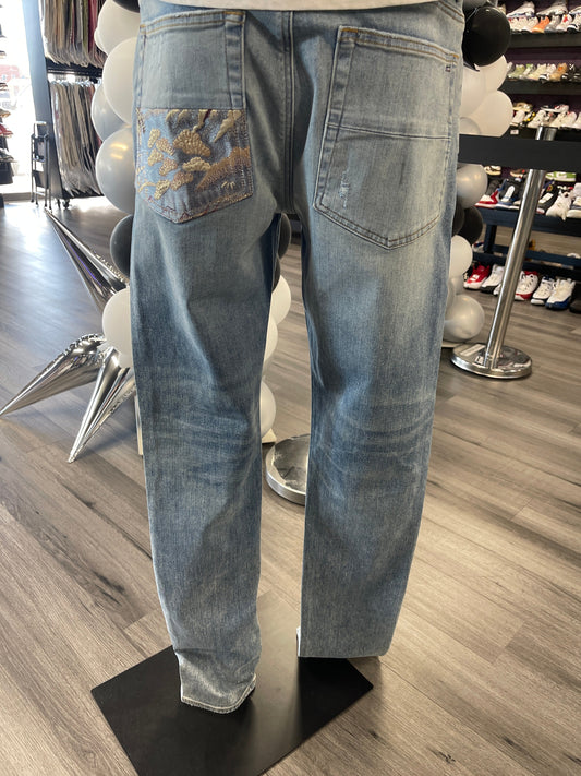 Amiri Crane MX1 Jeans Medium Washed