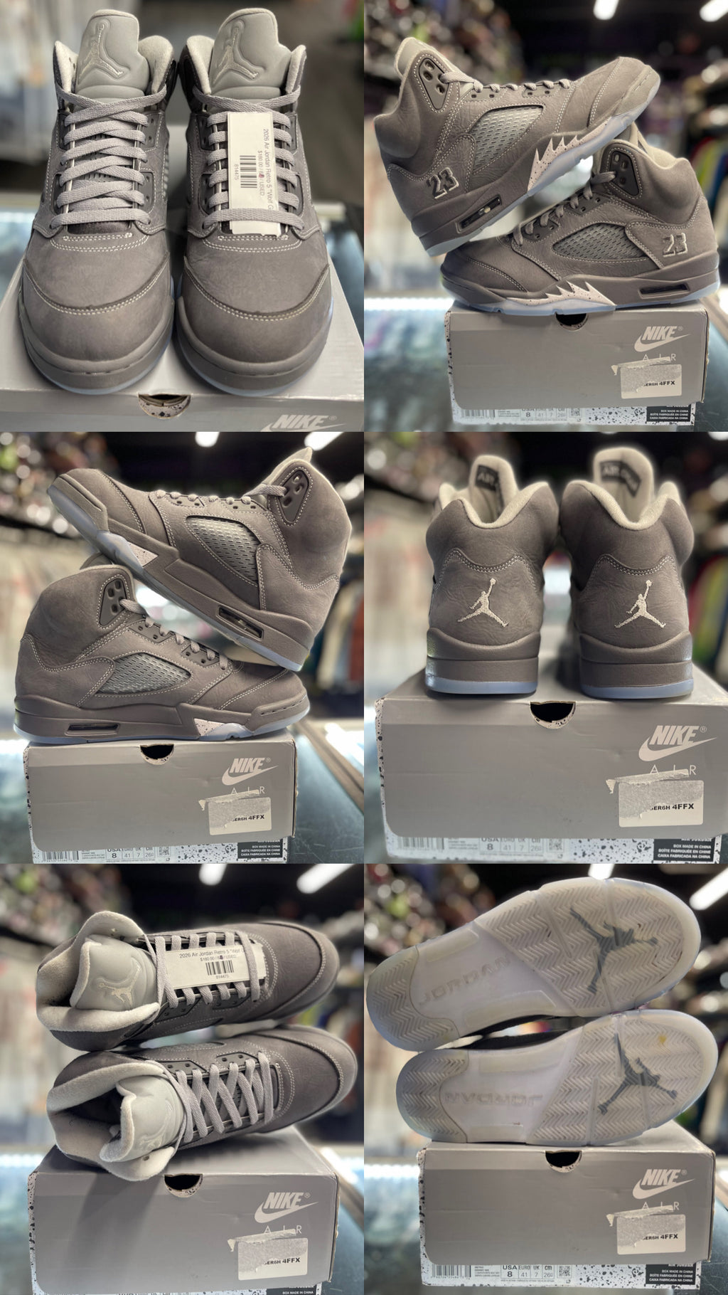 2026 Air Jordan Retro 5 "Wolf Grey"
