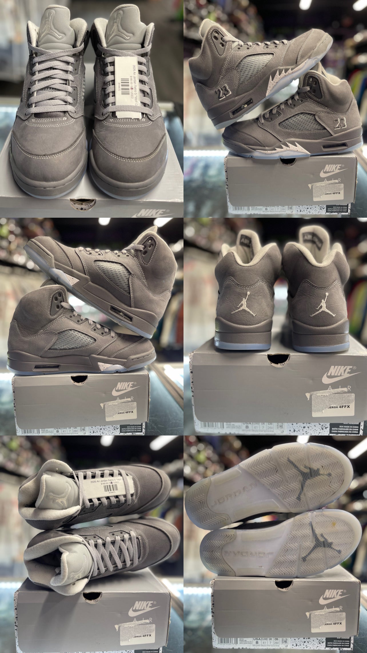 2026 Air Jordan Retro 5 "Wolf Grey"