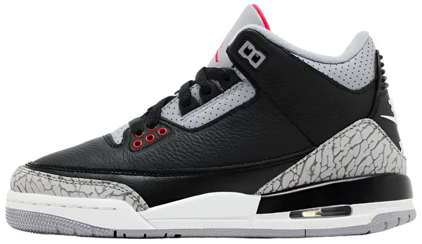 2024 Air Jordan Retro 3 "Black Cement" (GS)