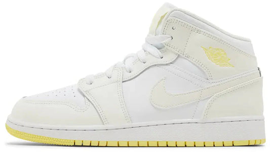 2023 Air Jordan 1 Mid "Sail Light Laser Orange" (GS)