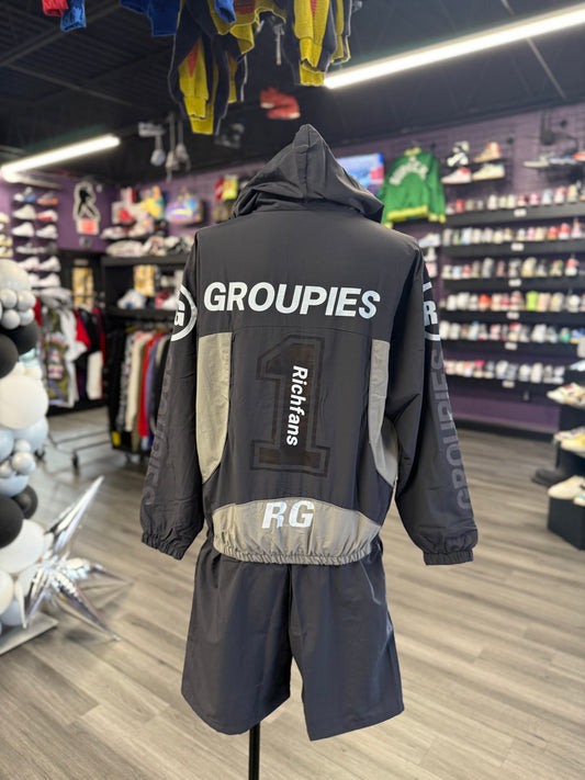 Rich Groupies Short Sets "Grey"
