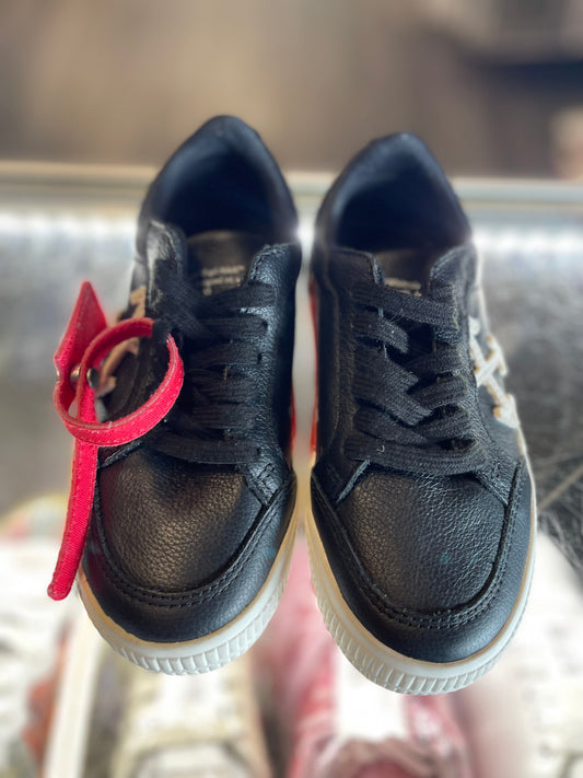 Off White Vulcanized Low "Black White" (TD)