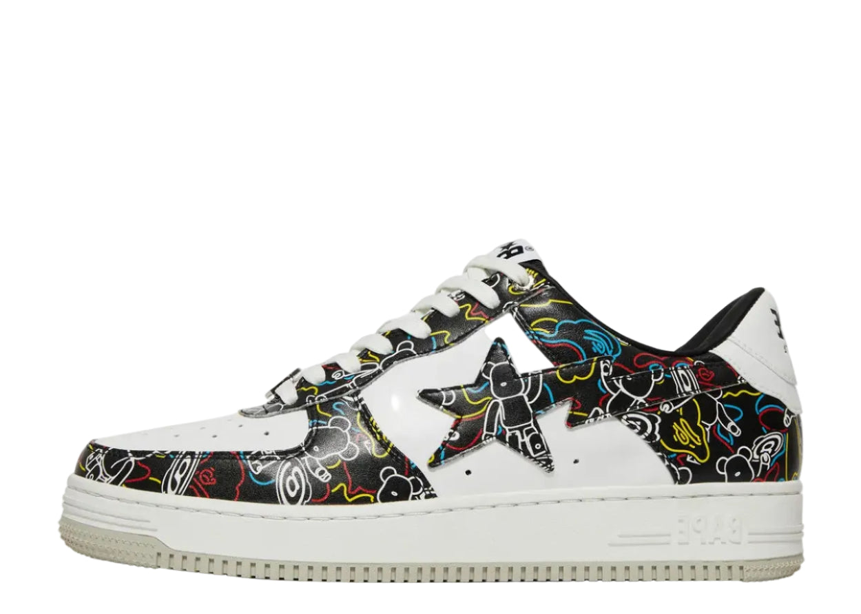 Bapesta Low Medicom Toy x Bapesta Camo Black"