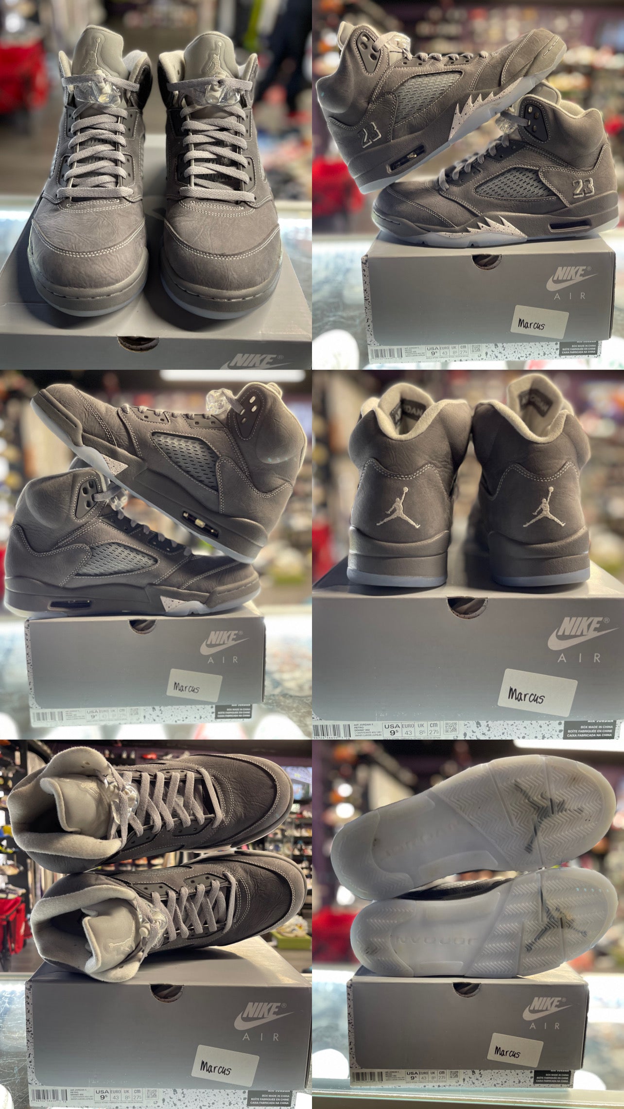 2026 Air Jordan Retro 5 "Wolf Grey"