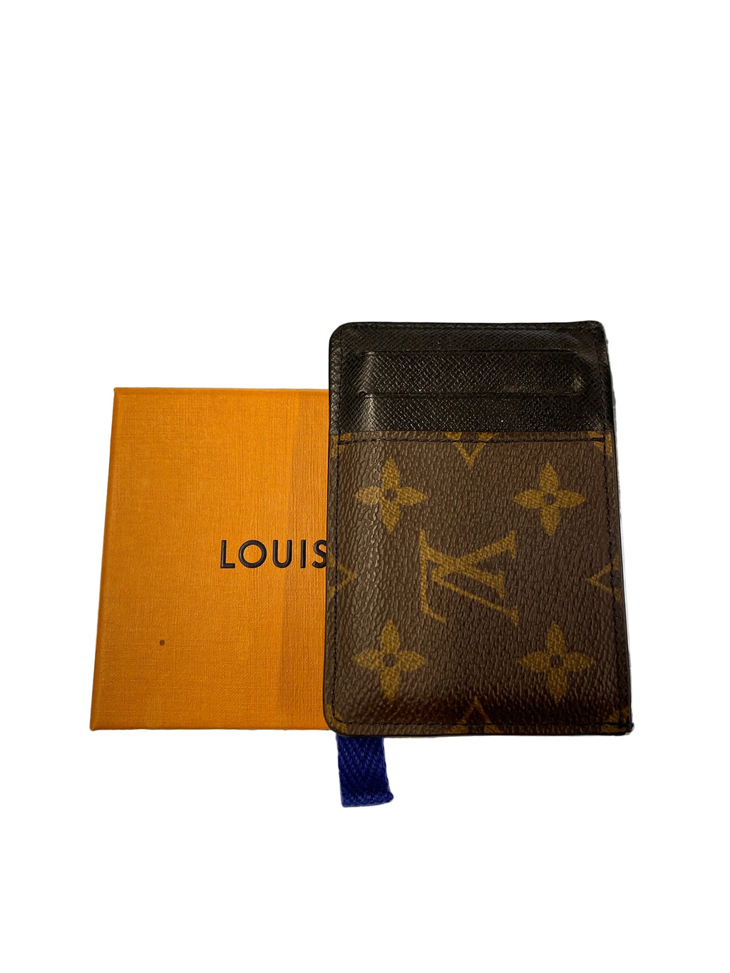 Louis Vuitton Reverse Monogram Side up Card Holder "Brown"