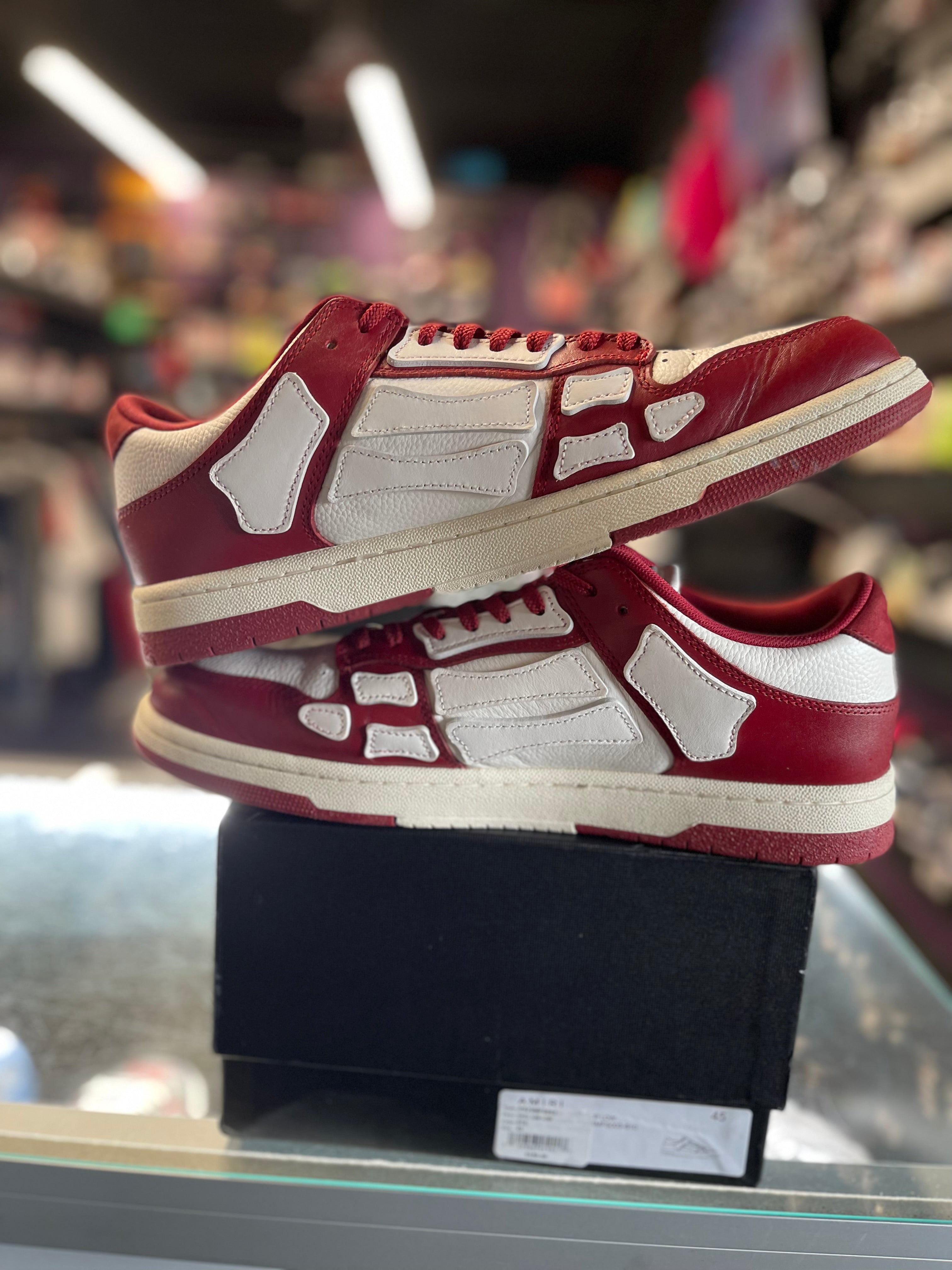 Amiri Skel Low "Red/White"