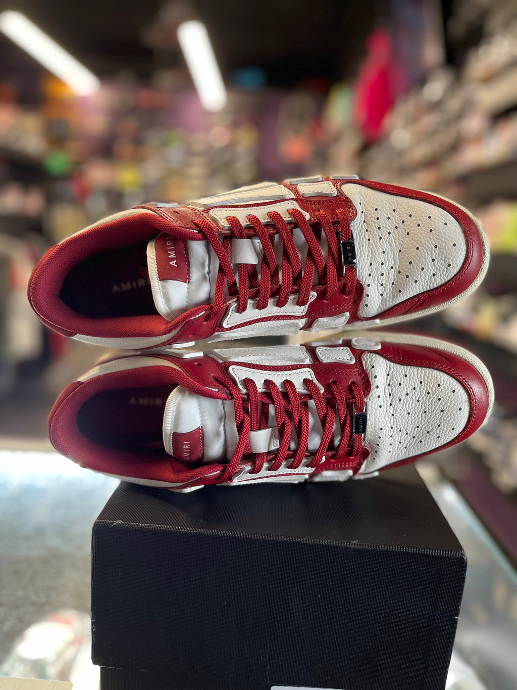 Amiri Skel Low "Red/White"
