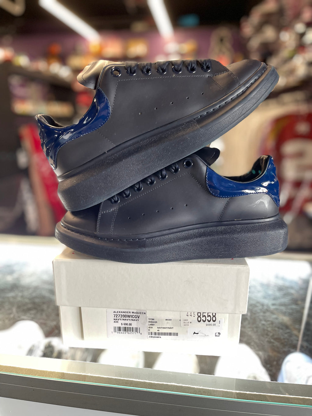 Alexander McQueen Oversized "Black/Blue"