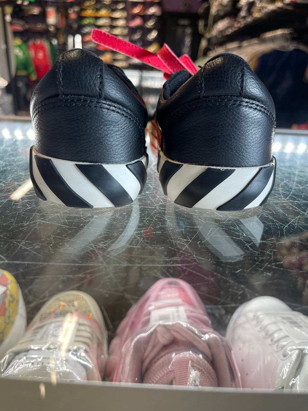 Off White Vulcanized Low "Black White" (TD)