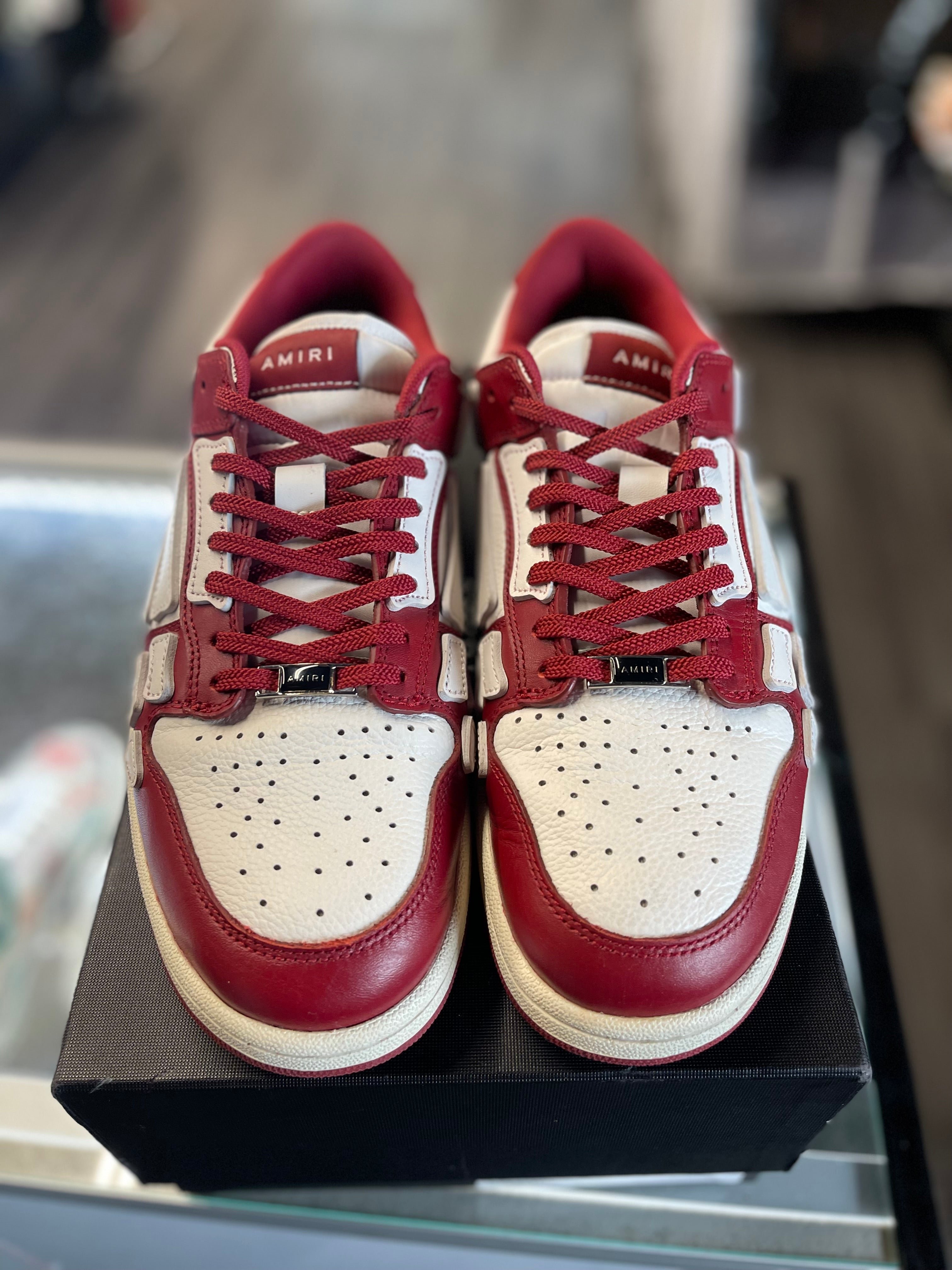 Amiri Skel Low "Red/White"