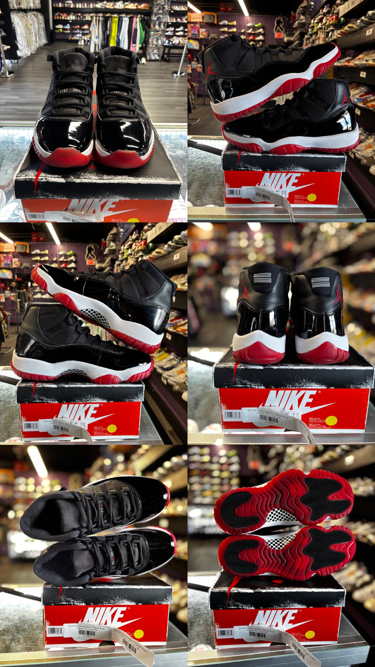 2019 Air Jordan Retro 11 "Playoff Bred"