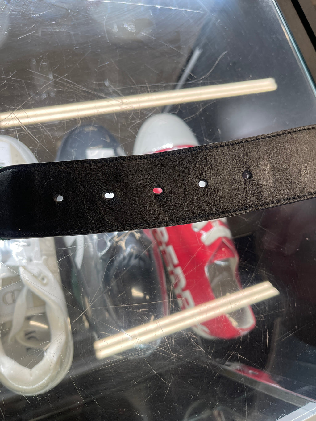 Gucci Web Stripe Belt "Green Red"