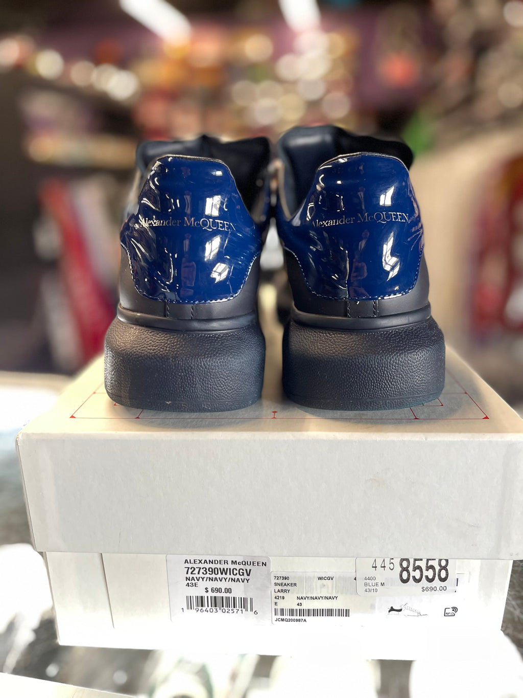 Alexander McQueen Oversized "Black/Blue"