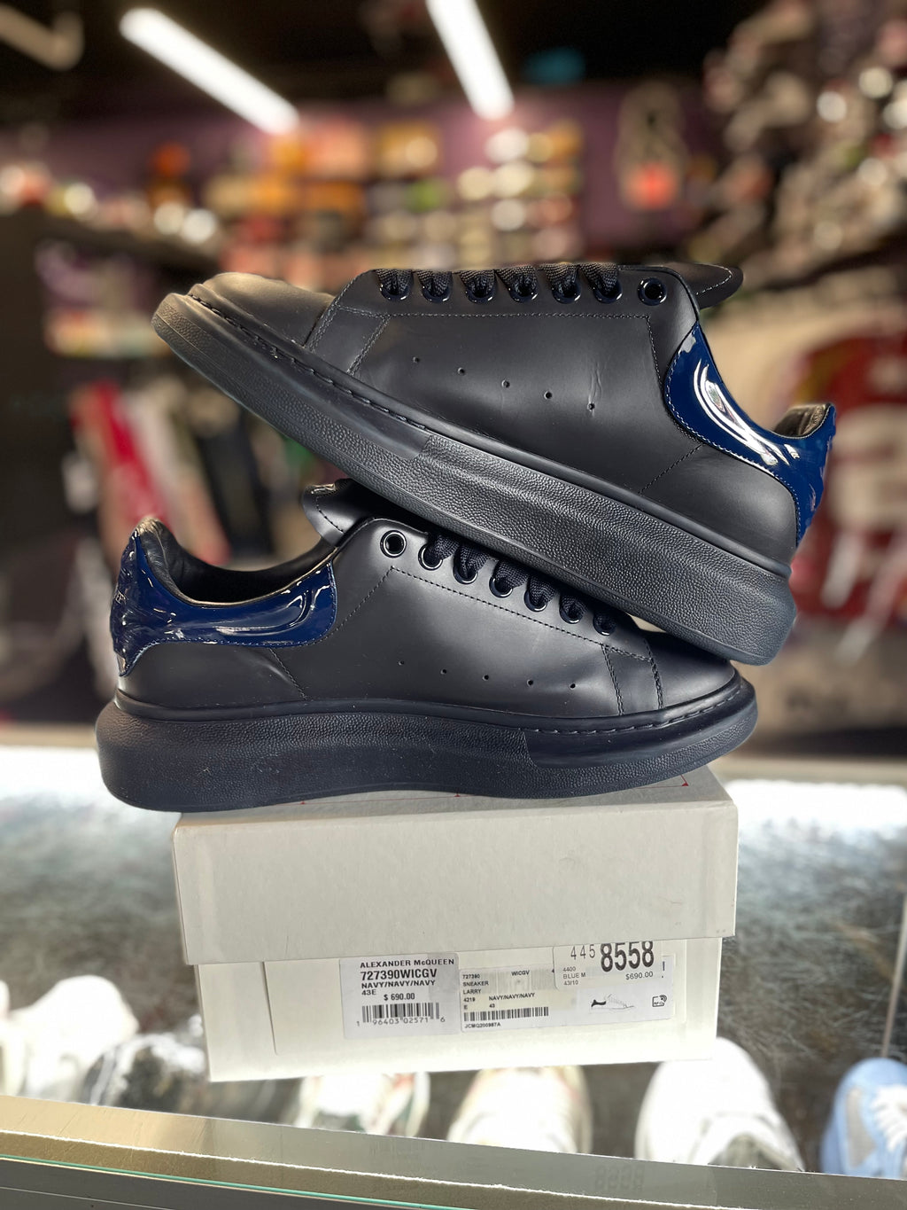 Alexander McQueen Oversized "Black/Blue"