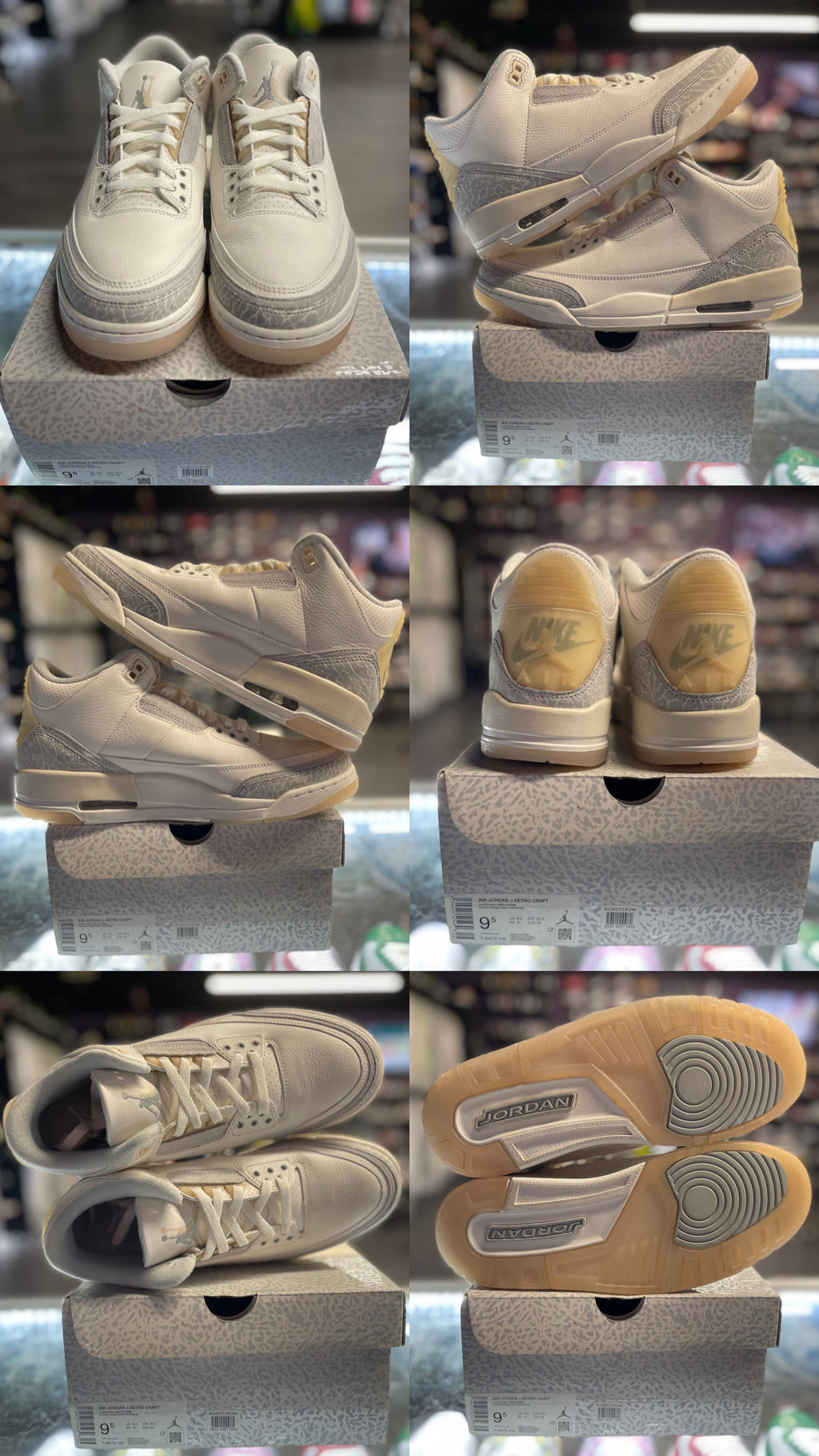 2024 Air Jordan Retro 3 "Craft Ivory"