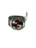 Gucci Web Stripe Belt "Green Red"