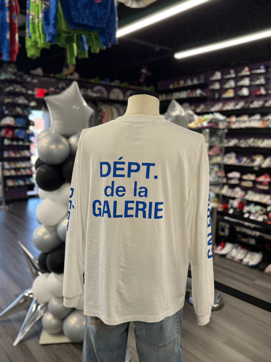 Gallery Dept. Long Sleeve "White/Blue"