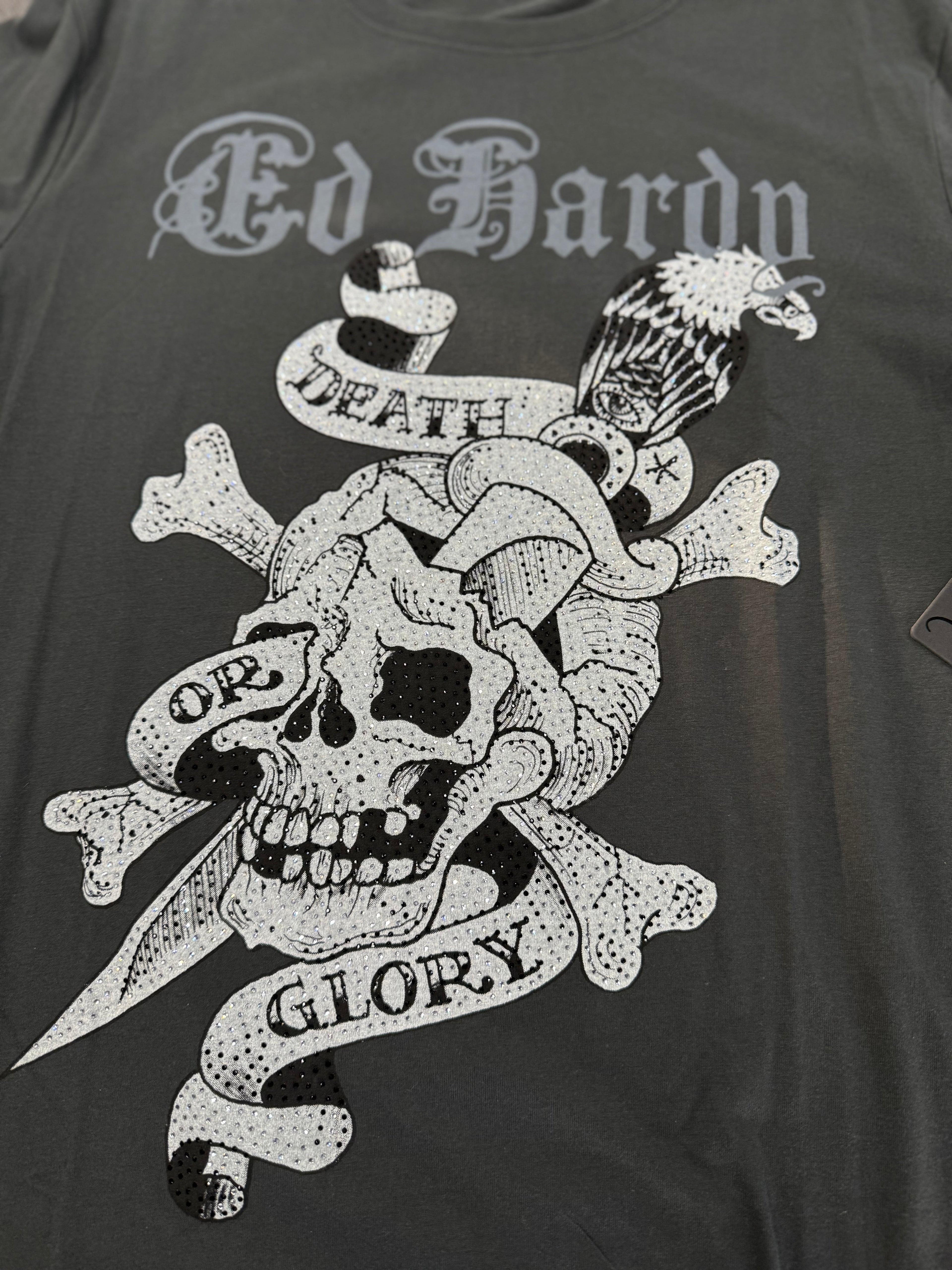 Ed Hardy Tee "Smoke Grey"
