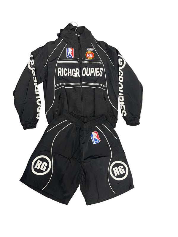 Rich Groupies Short Sets "Raceway / Black"