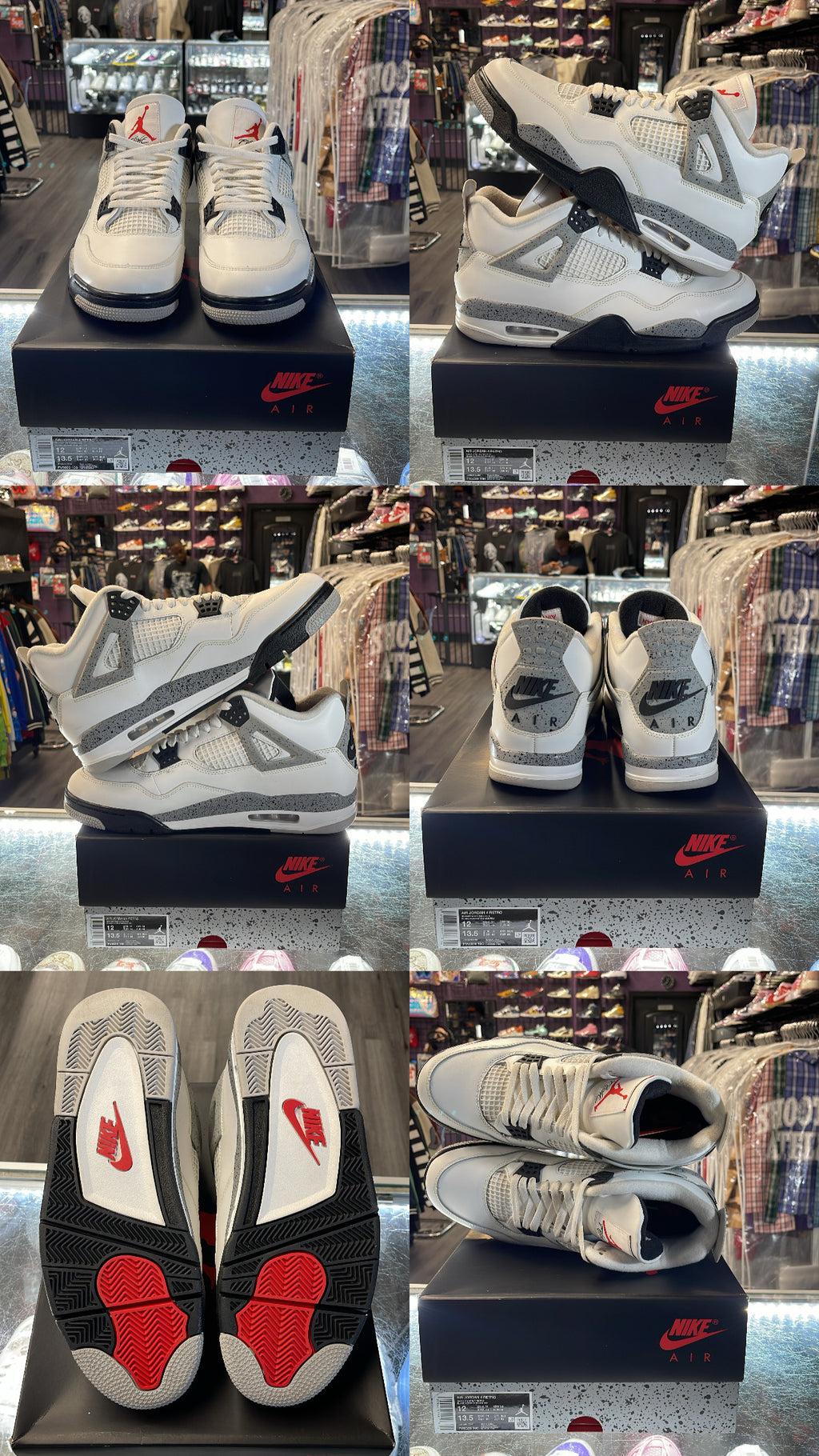 2025 Air Jordan Retro 4 "White Cement"
