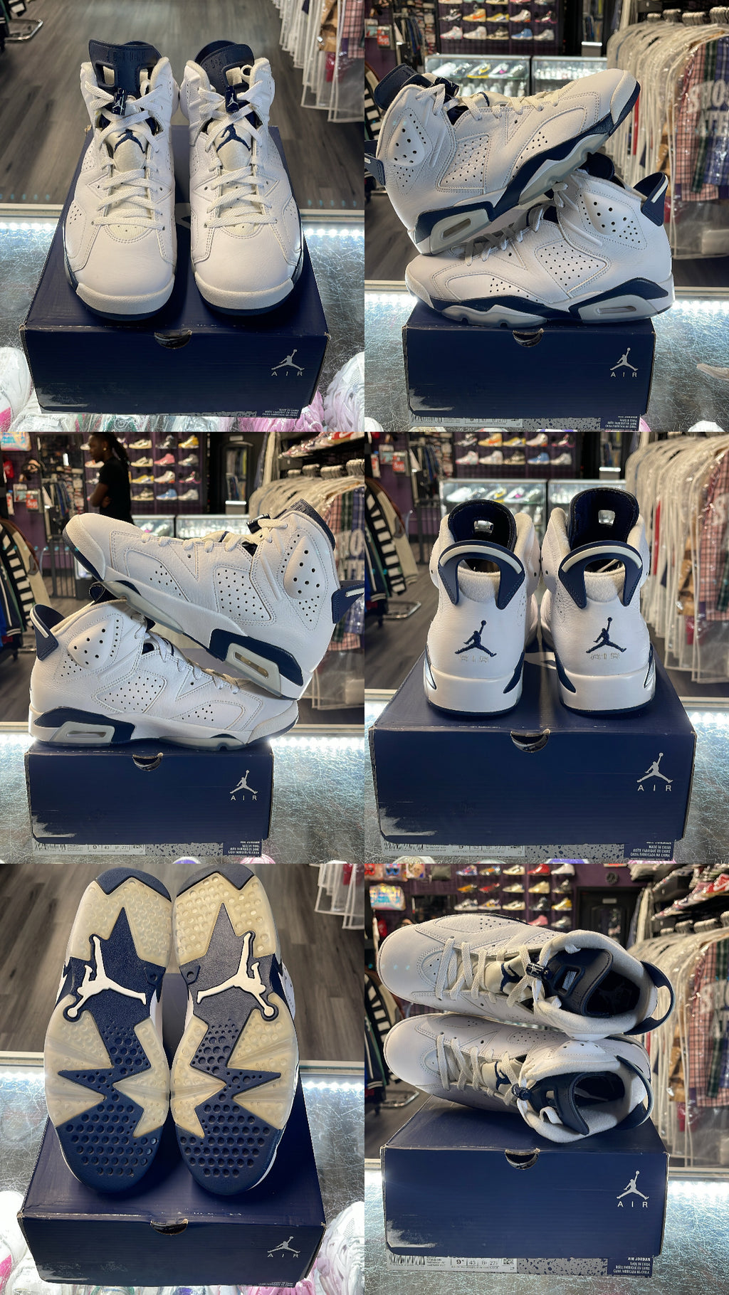 2022 Air Jordan Retro 6 "Midnight Navy"