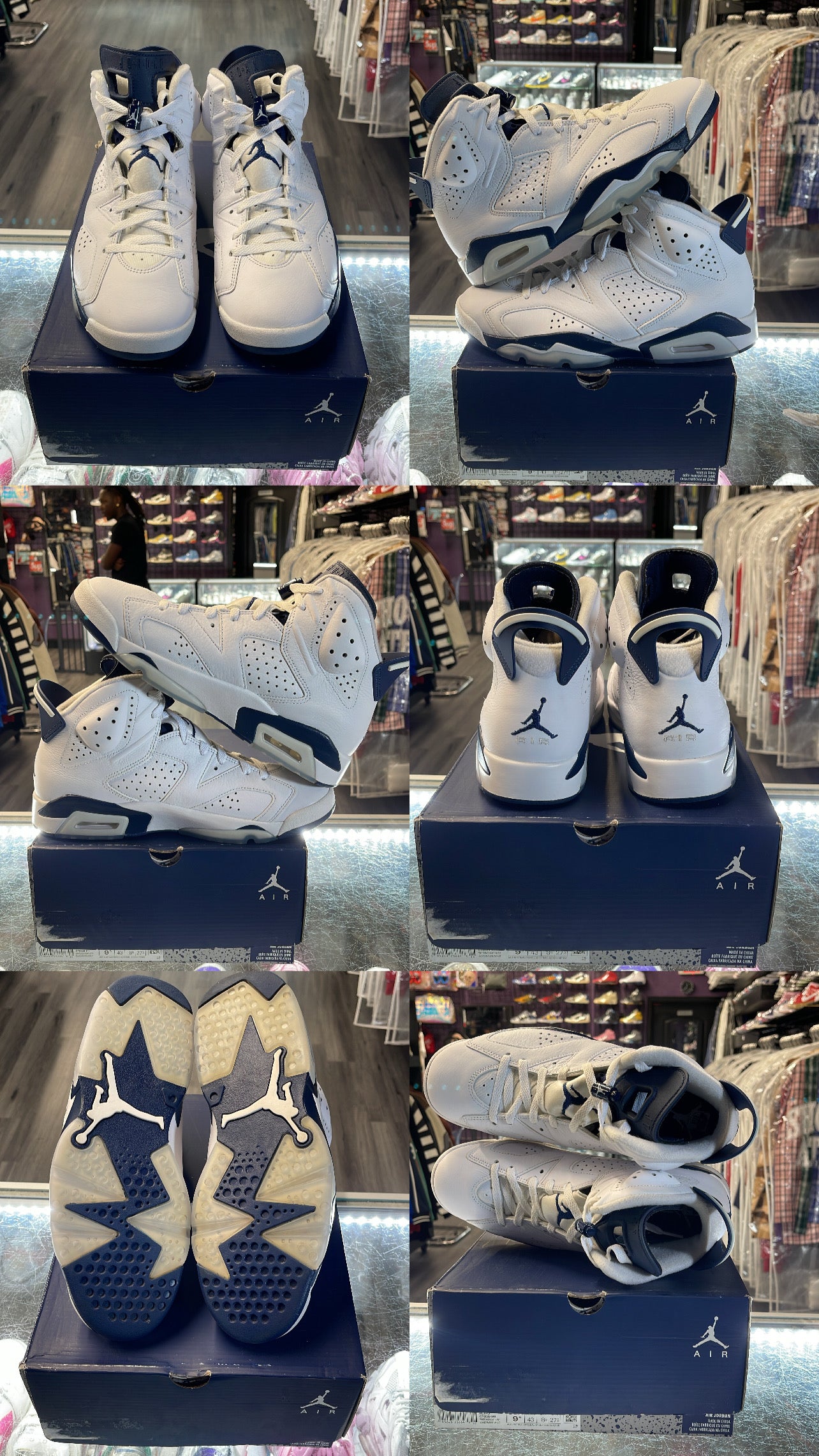 2022 Air Jordan Retro 6 "Midnight Navy"