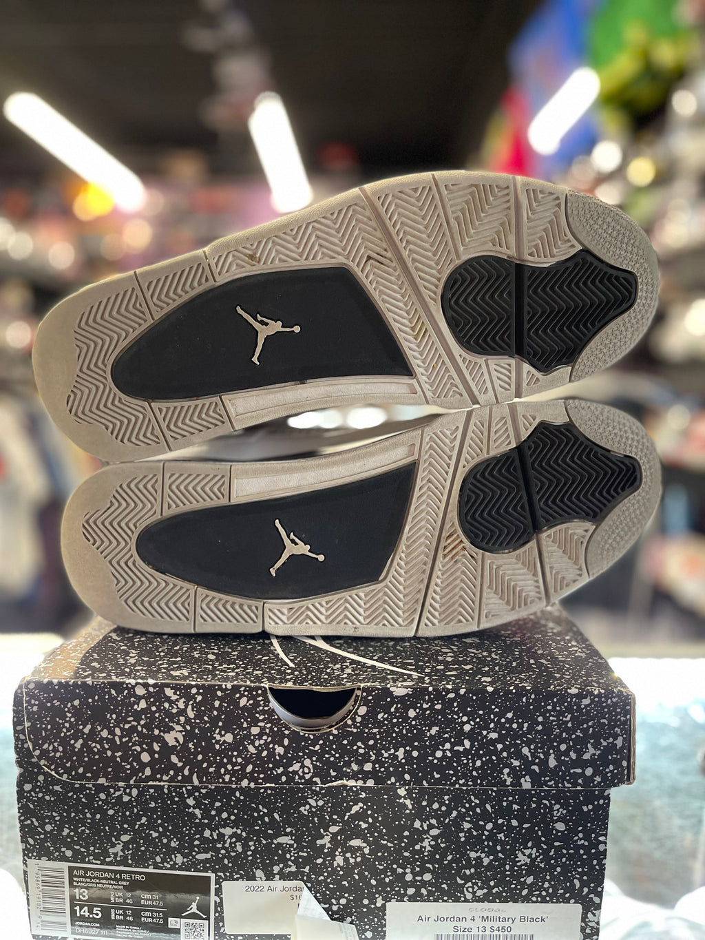 2022 Air Jordan Rertro 4 "Military Black"