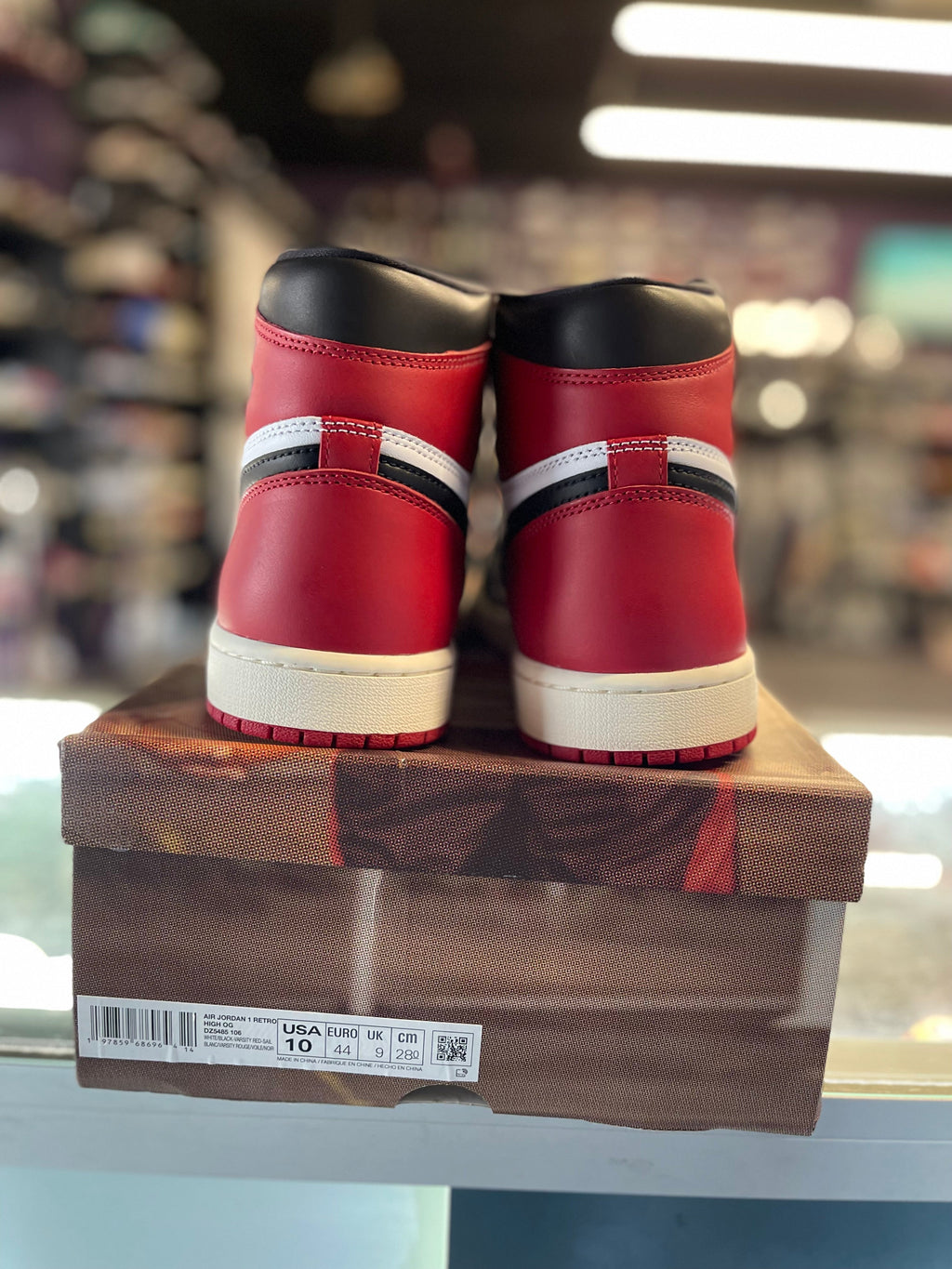 2025 Air Jordan Retro 1 High OG "Black Toe Reimagined"