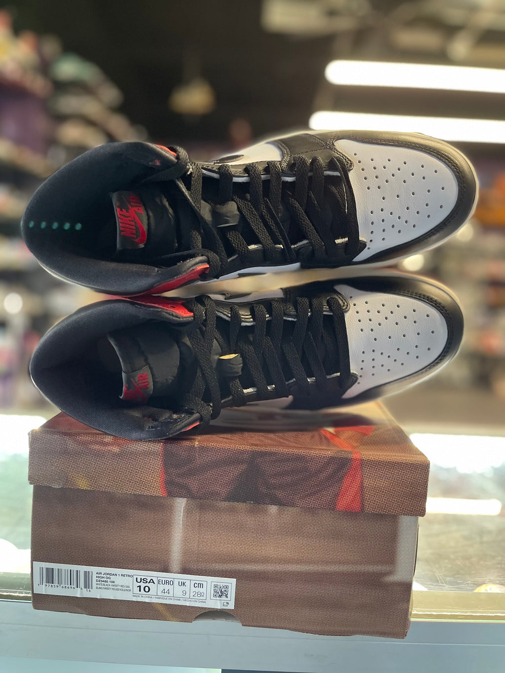 2025 Air Jordan Retro 1 High OG "Black Toe Reimagined"