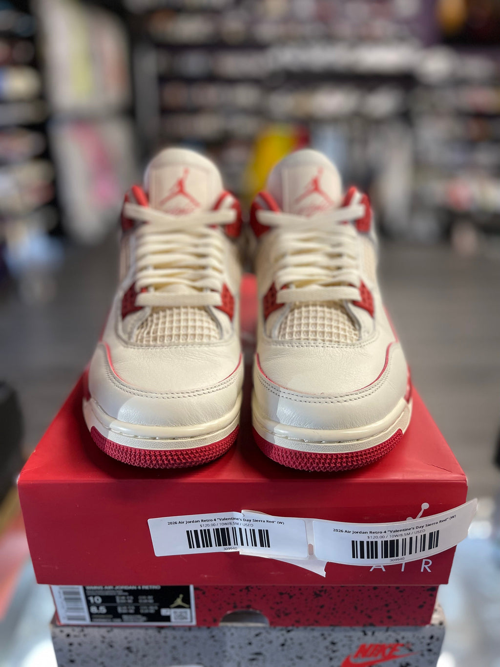 2026 Air Jordan Retro 4 "Valentine's Day Sierra Red" (W)
