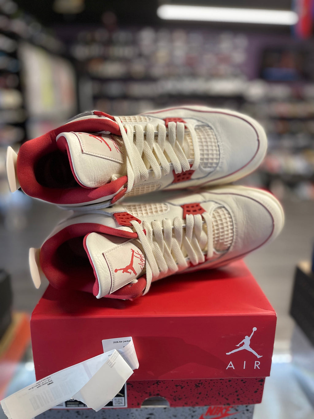 2026 Air Jordan Retro 4 "Valentine's Day Sierra Red" (W)
