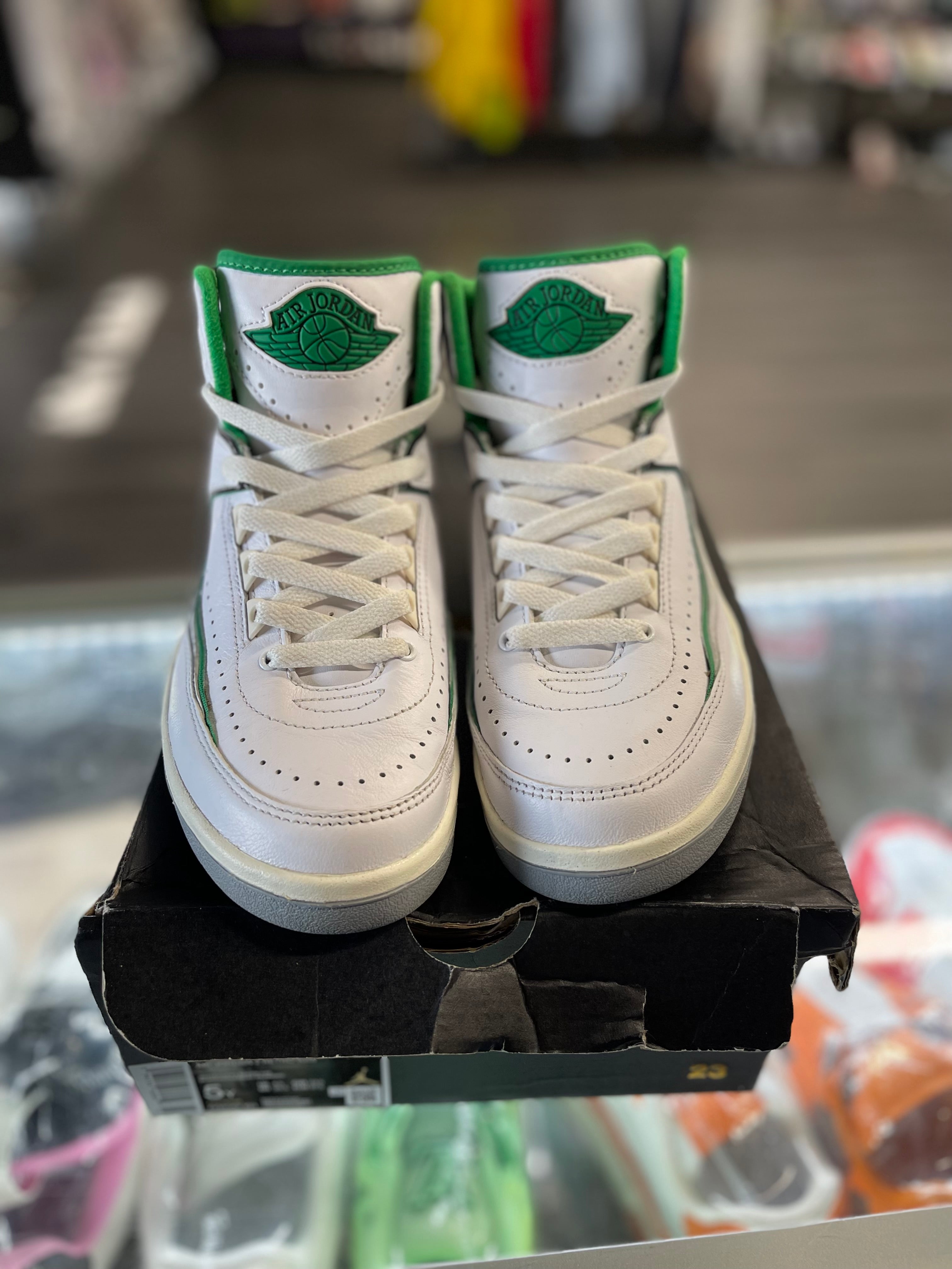2023 Air Jordan Retro 2 "Lucky Green" (GS)