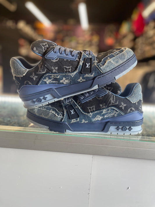 Louis Vuitton Trainer Monogram Denim Blue Virgil Abloh