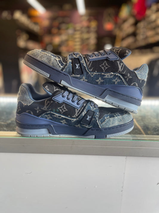 Louis Vuitton Trainer Monogram Denim Blue Virgil Abloh