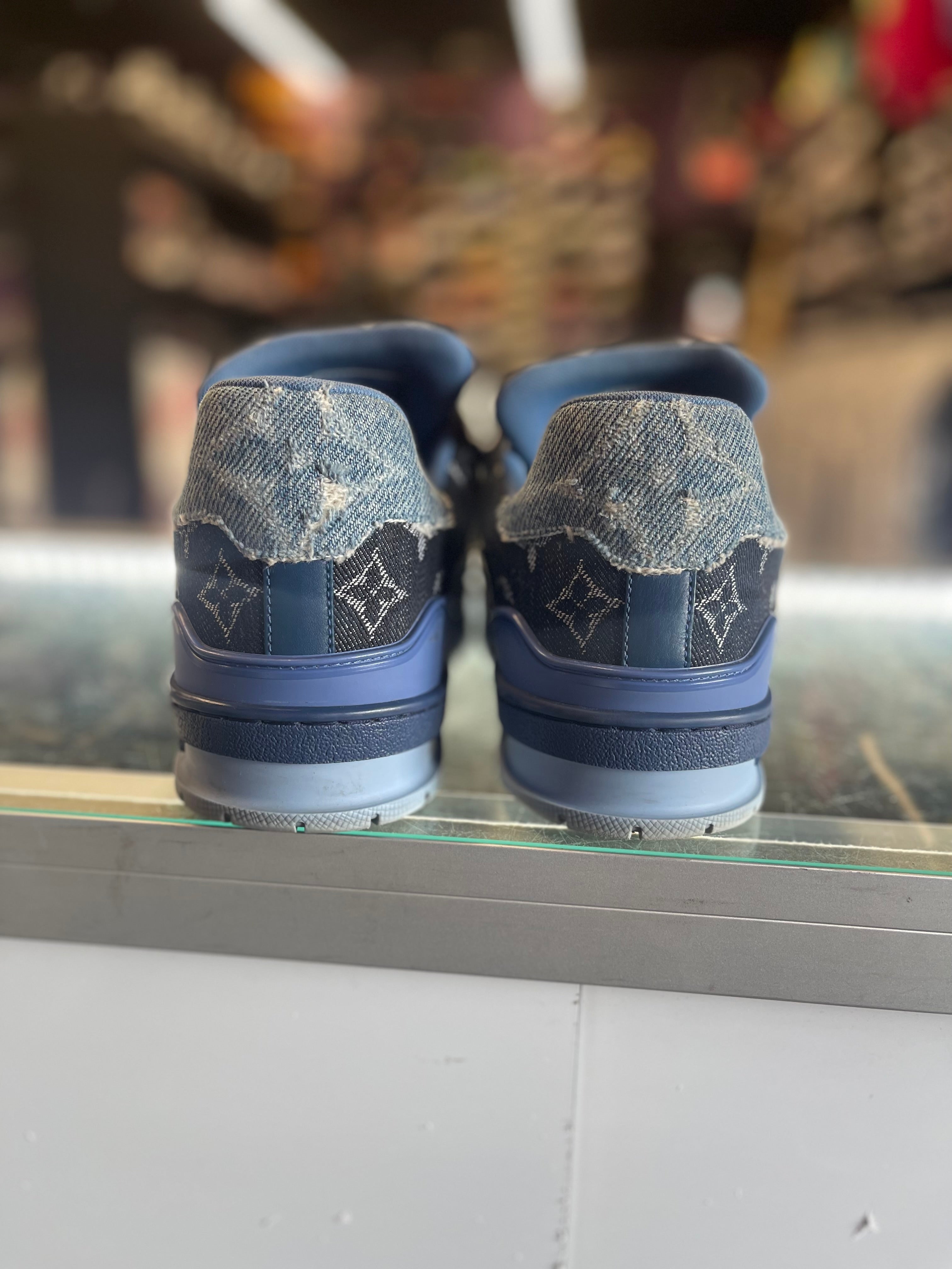 Louis Vuitton Trainer Monogram Denim Blue Virgil Abloh