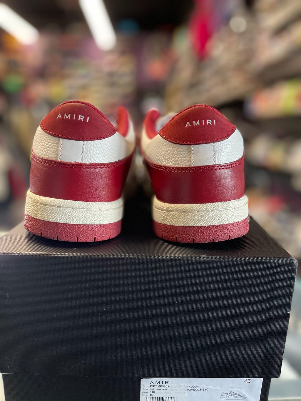Amiri Skel Low "Burgndy"