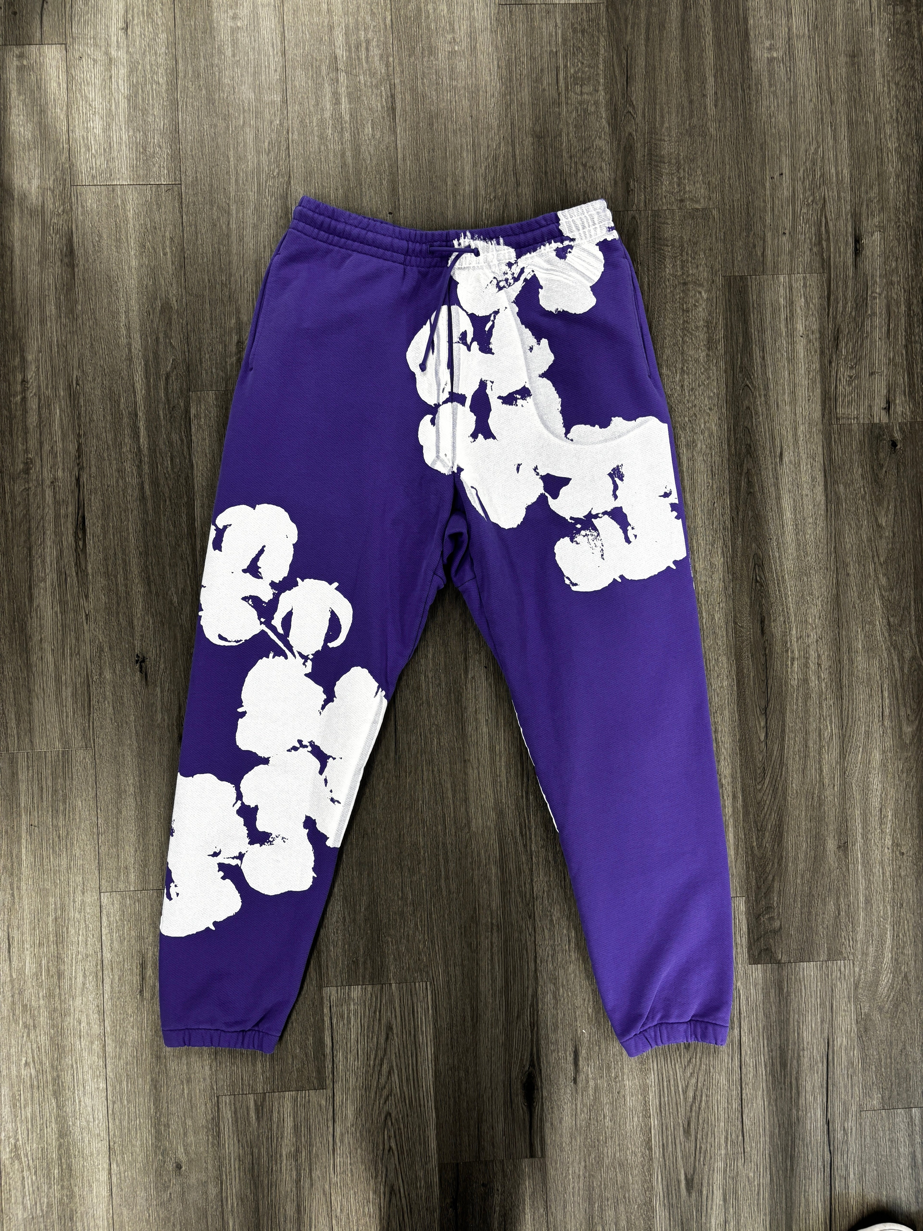 Denim Tears Core Wreath Sweatpants "Purple"
