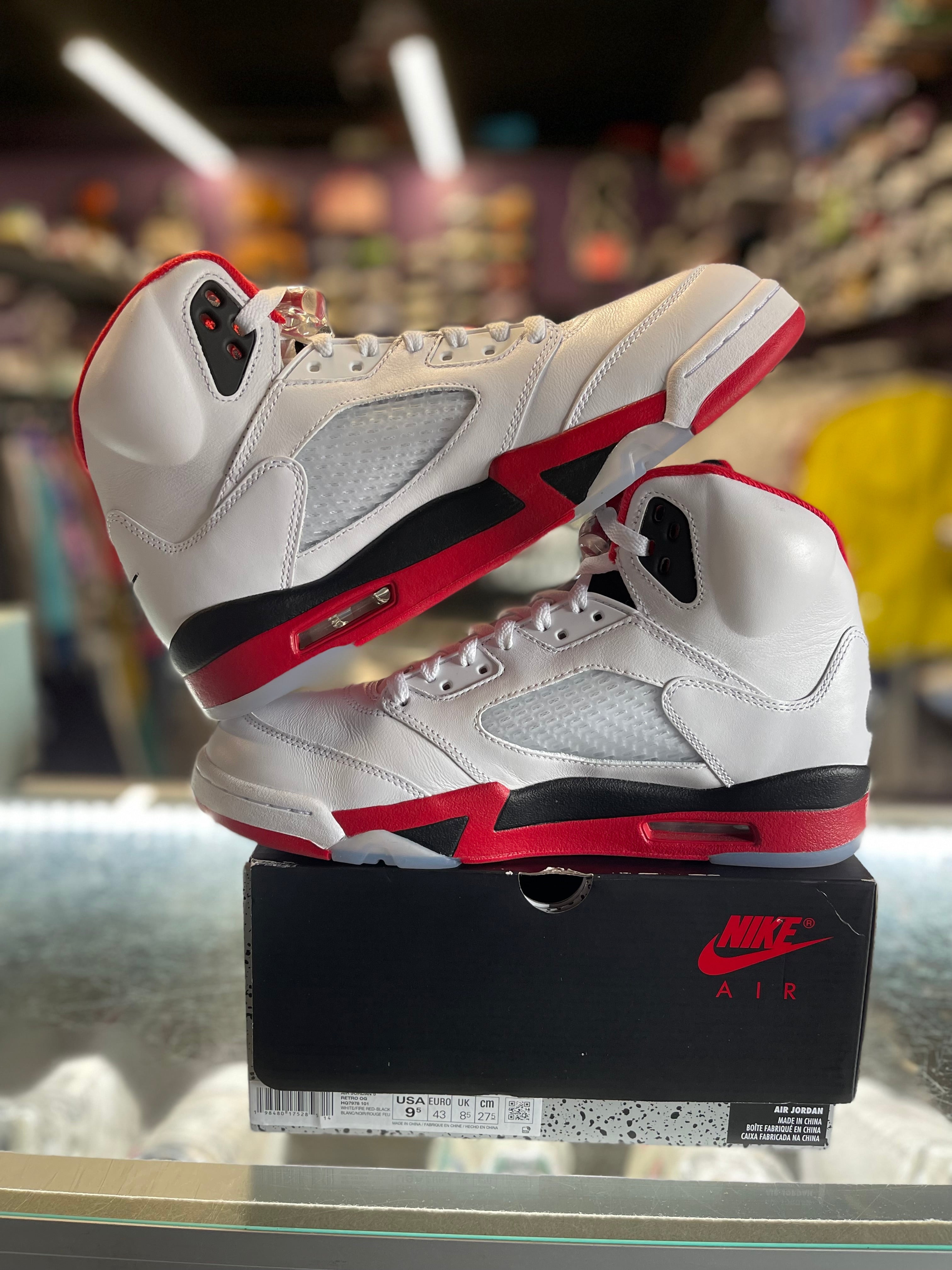 2025 Air Jordan Retro 5 "Fire Red Black Tongue"