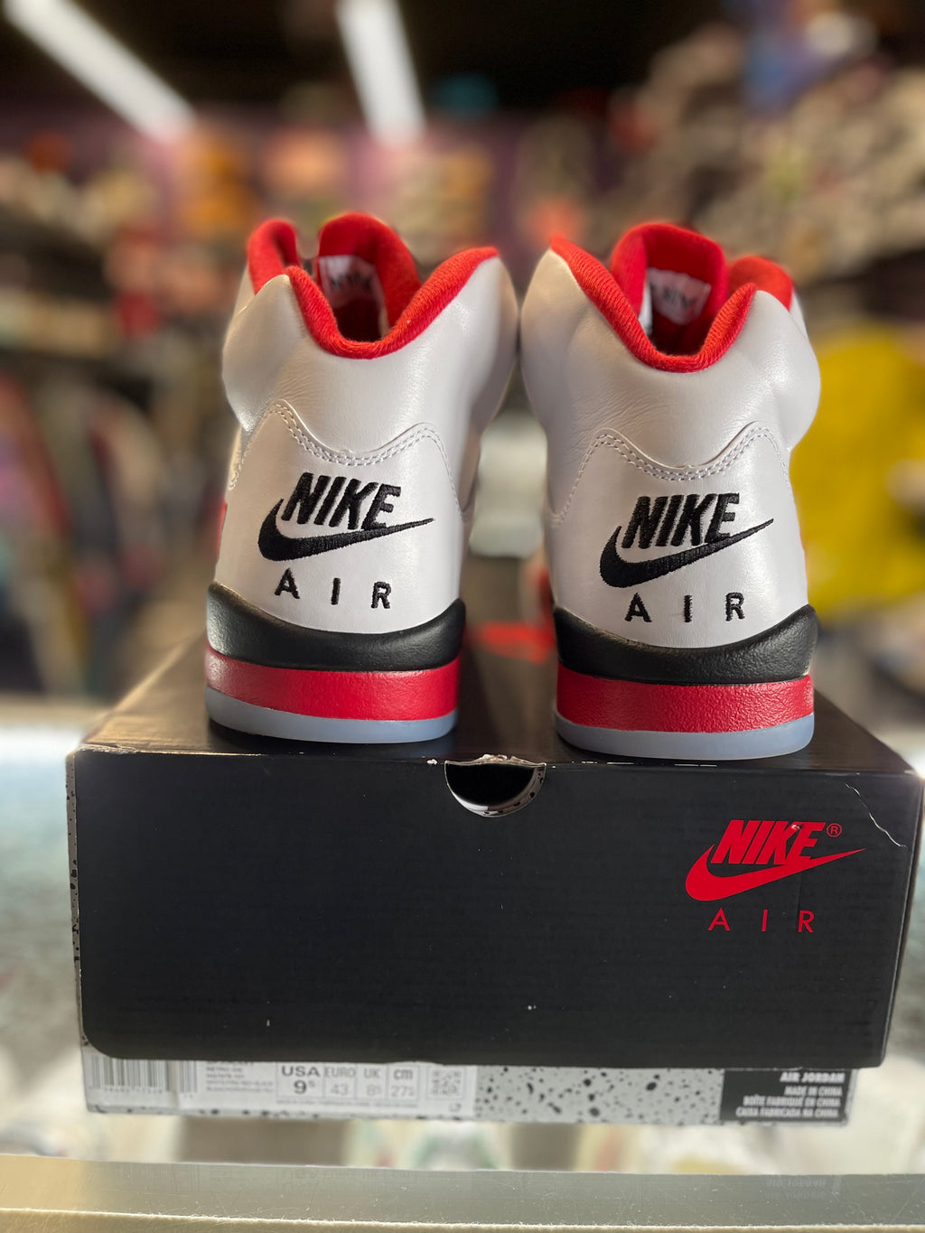 2025 Air Jordan Retro 5 "Fire Red Black Tongue"