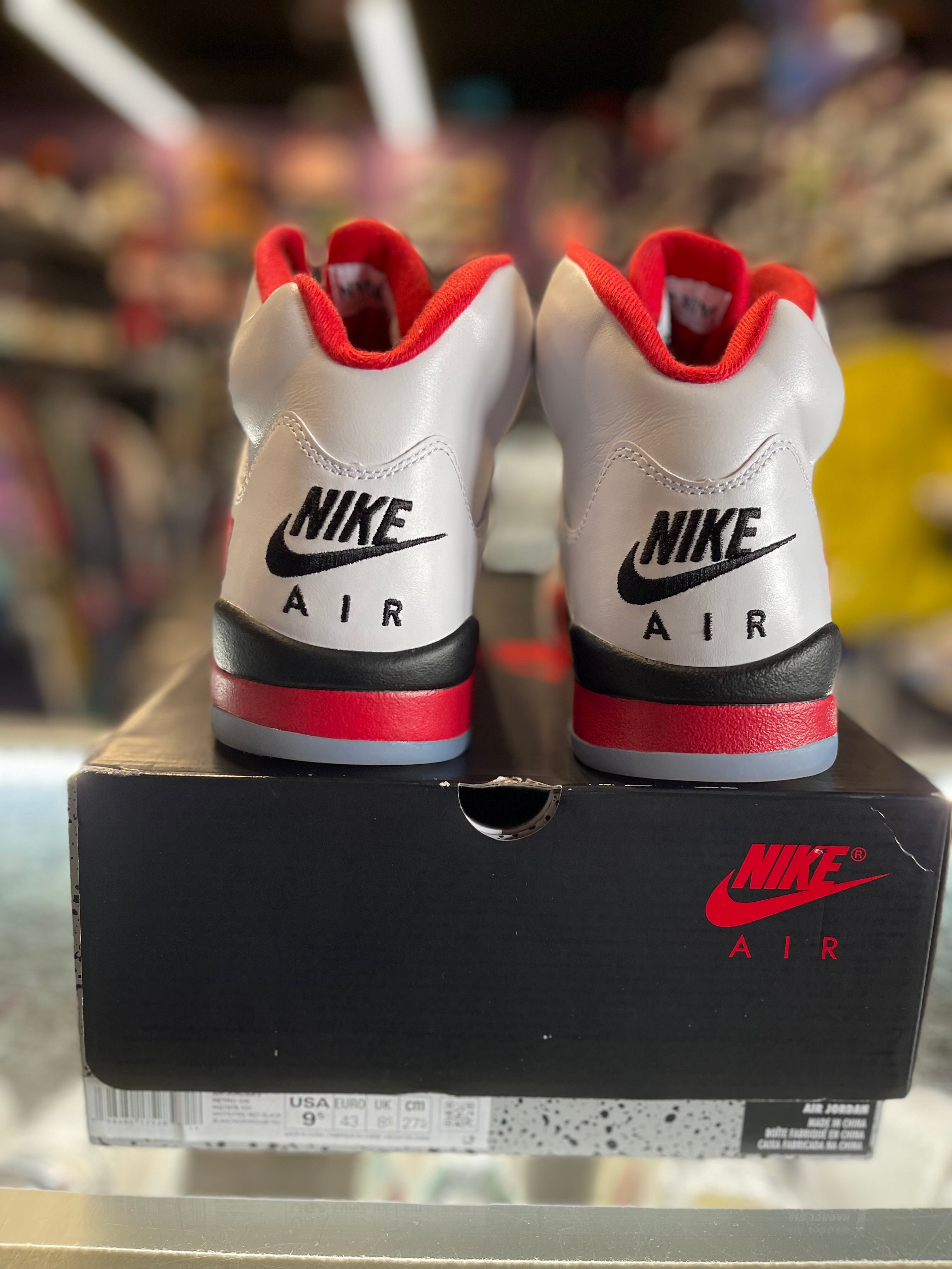 2025 Air Jordan Retro 5 "Fire Red Black Tongue"