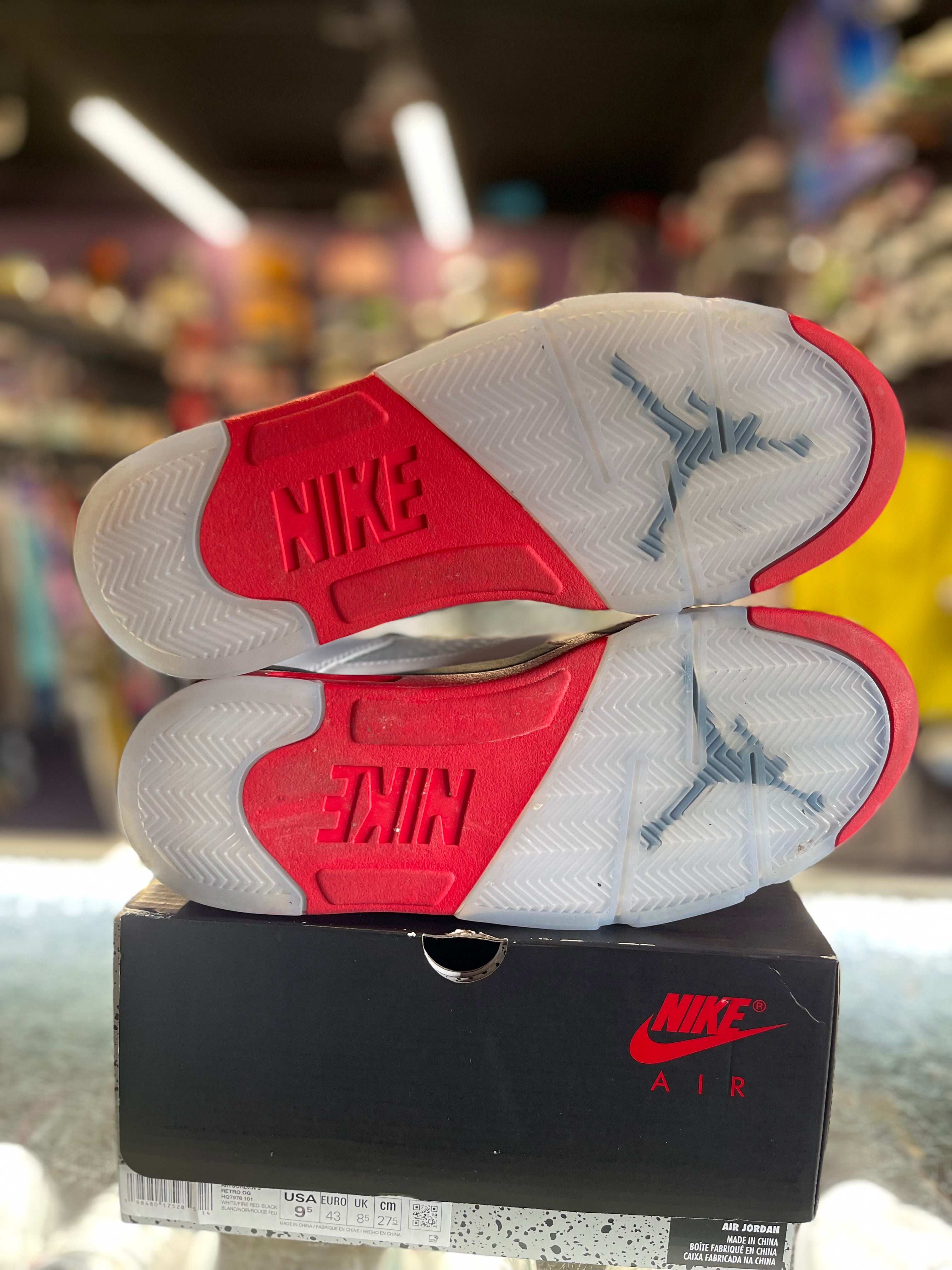 2025 Air Jordan Retro 5 "Fire Red Black Tongue"