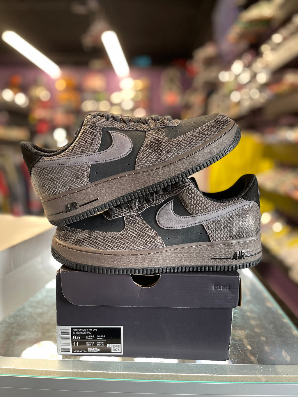 2025 Nike Air Force 1 Low "Off Noir Snakeskin"