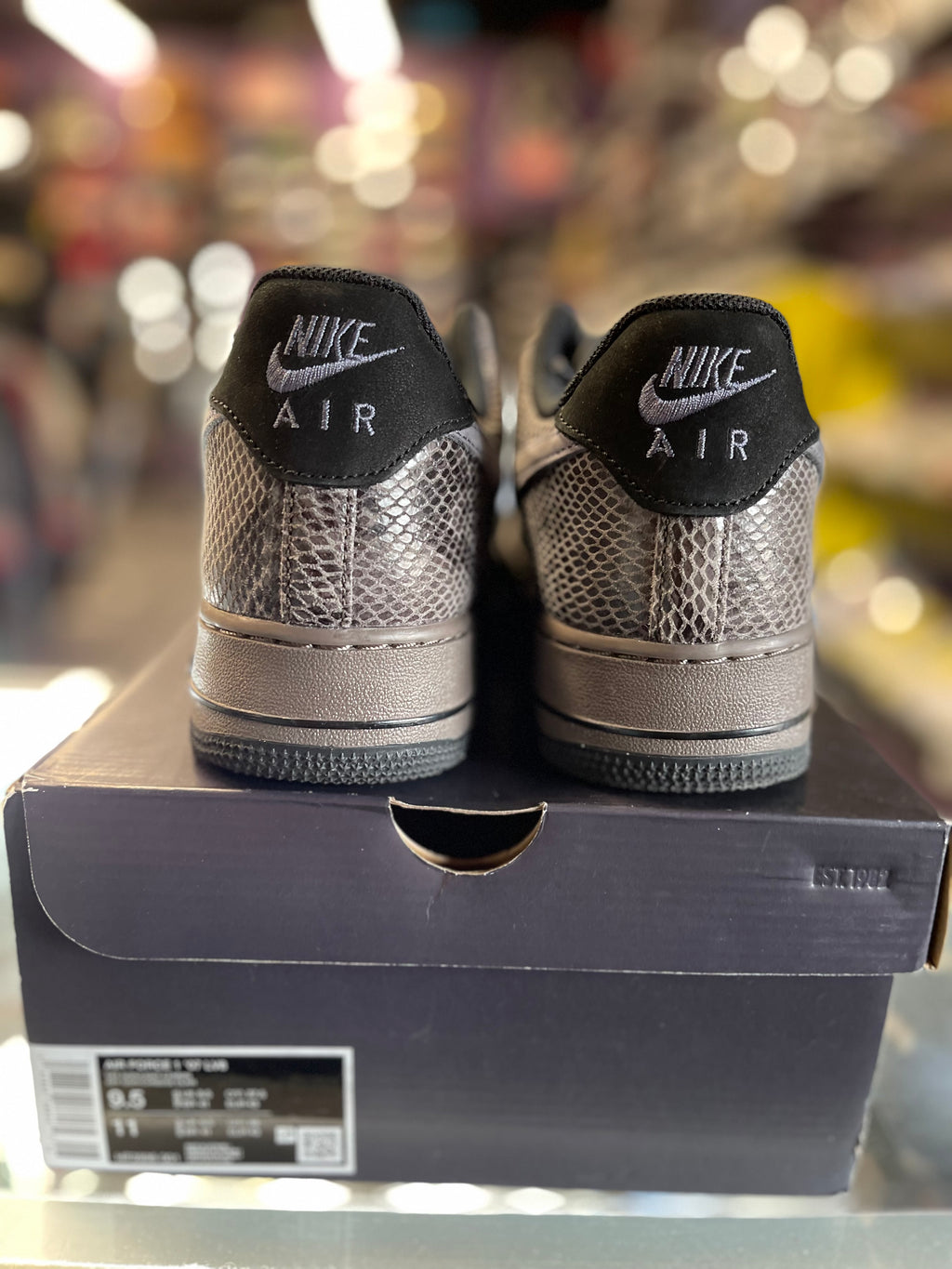 2025 Nike Air Force 1 Low "Off Noir Snakeskin"