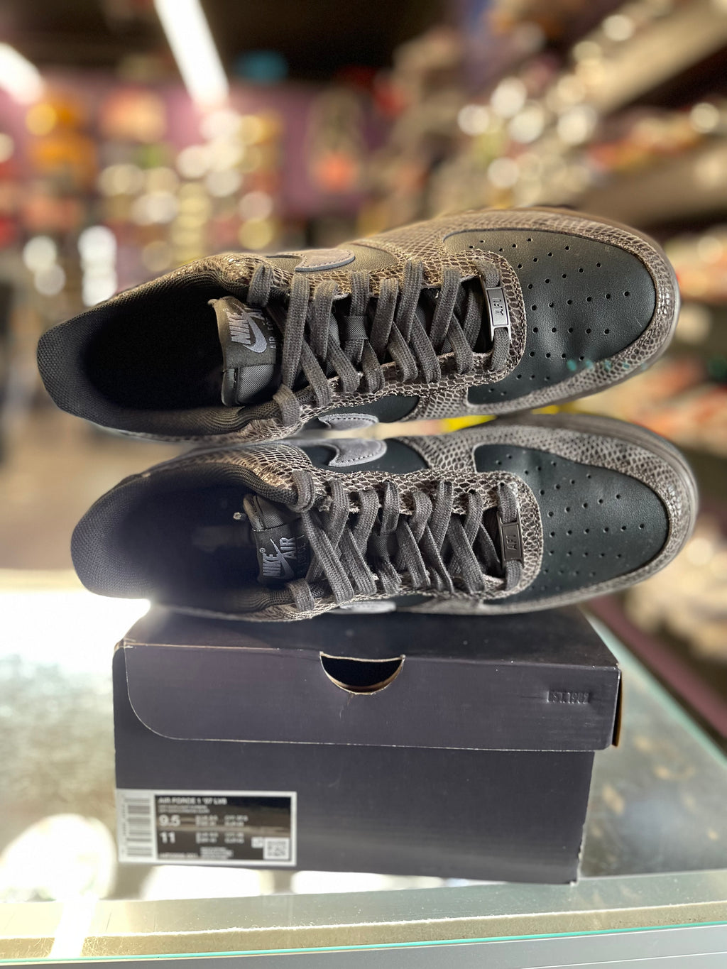 2025 Nike Air Force 1 Low "Off Noir Snakeskin"