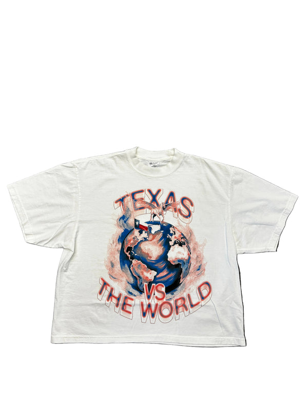 Texas Merch Watercolor Tee "White"