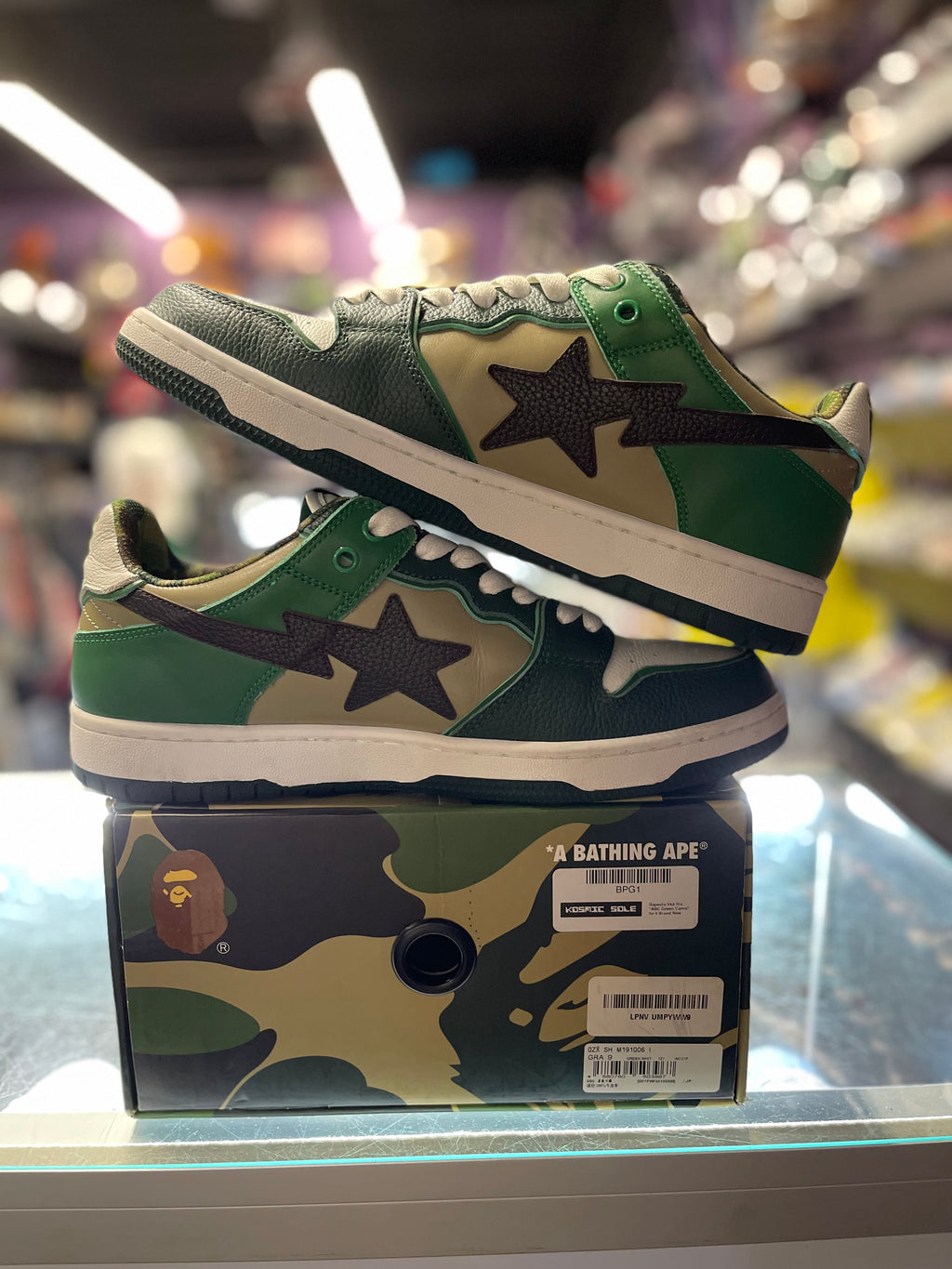 Bape Sta Sk8 "Green Camo"
