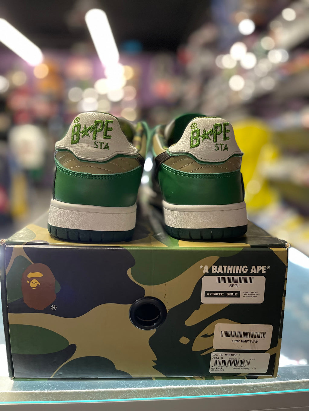 Bape Sta Sk8 "Green Camo"