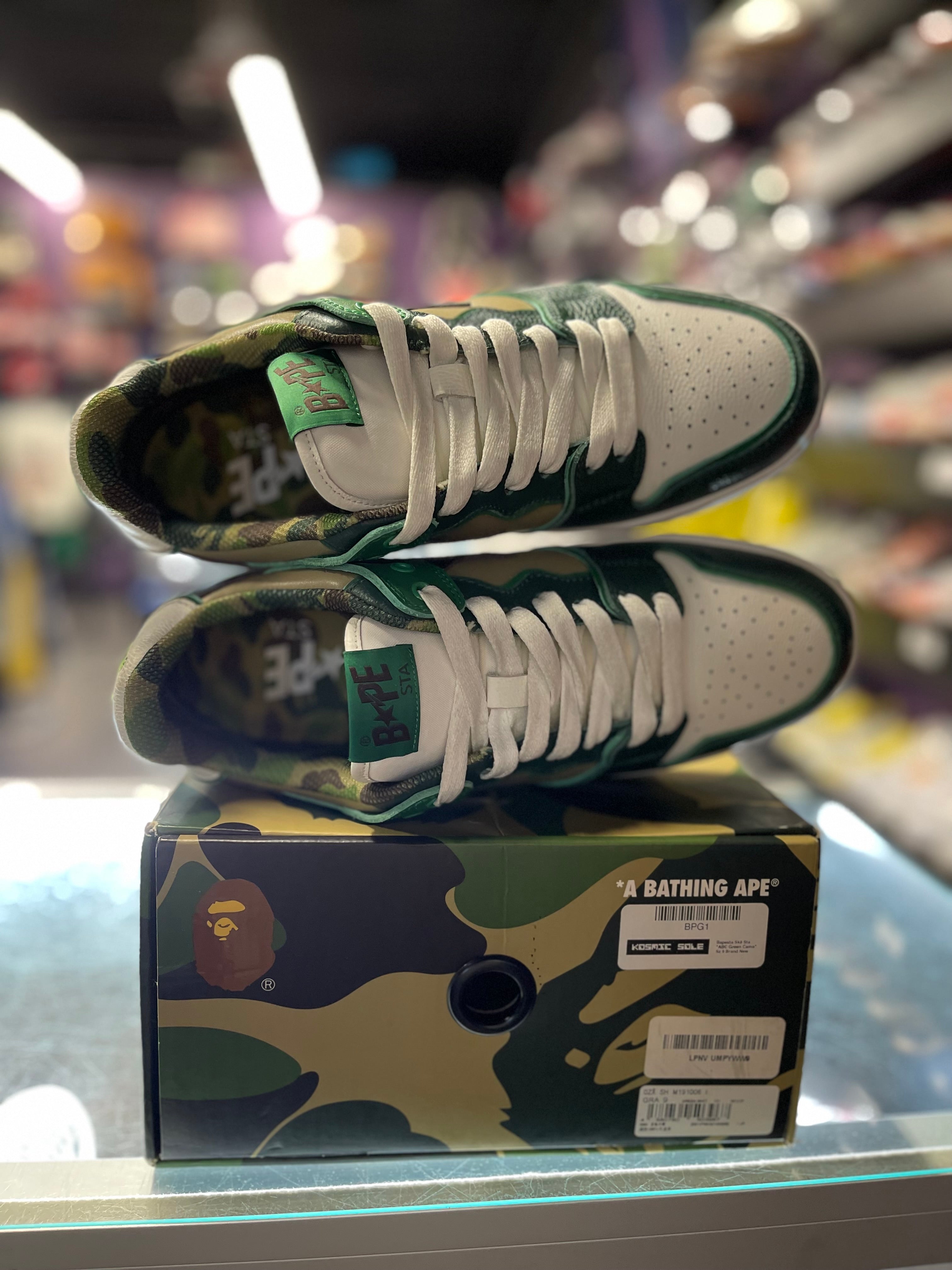 Bape Sta Sk8 "Green Camo"