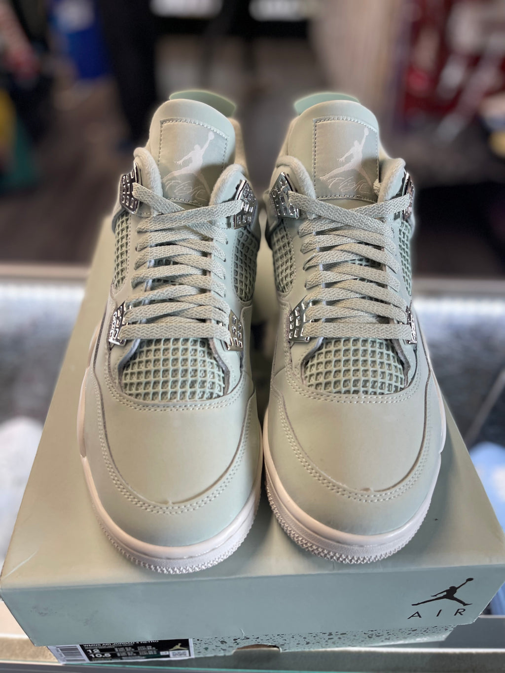 2025 Air Jordan Retro 4 "Seafoam Sail" (W)